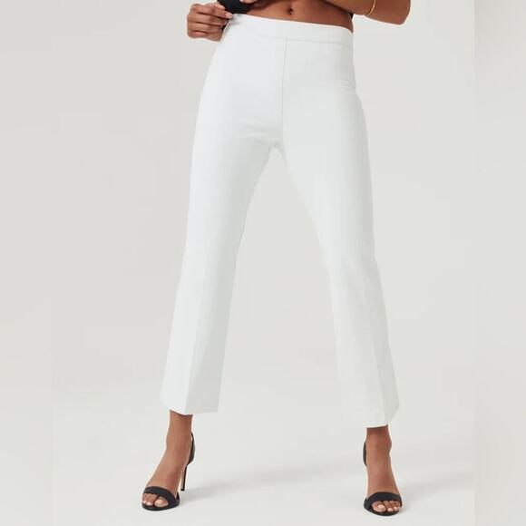 Spanx White On-the-Go Kick Flare Pant - Picture 1 of 5